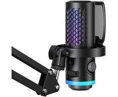 BOYA CastMic G40B Wired Gaming Microphone with Arm, USB-C - Juodas