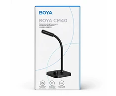 BOYA CM40 laidinis konferencinis mikrofonas - juodas