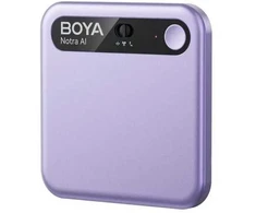 Ausinės BOYA Notra Voice Recorder with AI Transcription - Violetinė