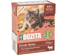 BOZITA Fresh Menu Sterilized Elniena - šlapias kačių maistas - 370g