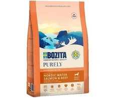 BOZITA Purely Adult Small lašiša ir jautiena - sausas šunų ėdalas - 2,5kg