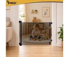 Door safety gate - juodas Purlov