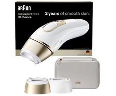 Braun Silk-expert Pro PL5210 IPL Intense pulsed light (IPL) Gold, Baltas