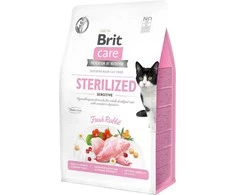 Brit Care Cat GF Sterilized Sensitive (Fesh triušiena) 0,4kg