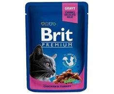 Brit Premium su vištiena ir kalakutiena 100 g