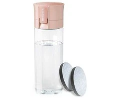 Gertuvė Brita Vital filtravimo butelis 0,6 l, pastelinės persikinės spalvos
