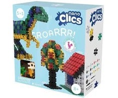 Clics toys Creative Statybiniai kaladėlės „Nano Clics“ – kūrybingi statybininkai – 500 elementų (NC003)