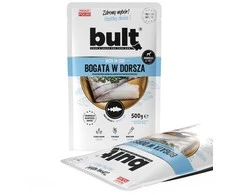BULT Šlapias šunų ėdalas su menkėmis, 500g