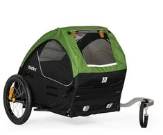 Burley Tail Wagon Dog Carrier Juodas, Žalias