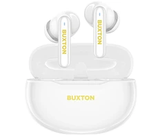 Buxton BTW 7200 Baltas Tuya - į ausis įkišamos belaidės ausinės with įkrovimo dėklas, baltas