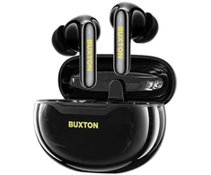 Buxton BTW 7200 Juodas Tuya - į ausis įkišamos belaidės ausinės with įkrovimo dėklas, juodas