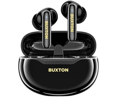 Buxton BTW 7200 Juodas Tuya - į ausis įkišamos belaidės ausinės with įkrovimo dėklas, juodas
