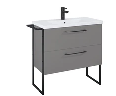 CABINET WITH WASHBASIN ELITA 80 CASHMERE