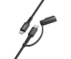 Laidas 2in1 USB C į USB C / Mag3 Hoco 240W 1,8 m U142 juodas