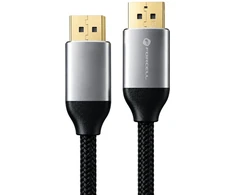 Cable Ekranas Port to Ekranas Port 2.1 Forcell 16K 60Hz/8K 120Hz/4K 240Hz - High Speed, HDR, Ethernet, G-SYNC/FreeSync, 80Gbps, 2 m juodas
