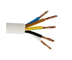Cable Lietkabelis BVV-LL. 5 x 0.75 mm². baltas