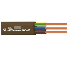 Cable Lietkabelis BVV-P. 3 x 2.5 mm². ruda