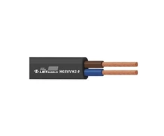 Lietkabelis Kabelis H03VVH2-F, 2 x 0,75 mm²
