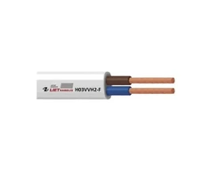 Lietkabelis Kabelis H03VVH2-F, 2 x 0,75 mm²