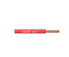 Cable Lietkabelis H05V-K. 1 x 0.75 mm². red