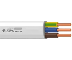 Cable Lietkabelis YDYPL. 3 x 2.5 mm². baltas