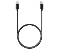 OEM kabelis C tipo į C tipo PD QC 3A 60W C296 (ilgas jungtis 8 mm) 1 m juodas