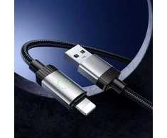 USB A tipo į „Lightning“ tipo laidas Hoco 2,4A 1 m X117 juodas