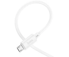 Cable USB A to Micro USB Hoco 2,4A 2 m X88 baltas