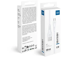 USB A į USB C laidas Blue Star 2A 12W 1 m PJ-DG4-A baltas