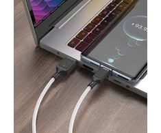 USB A į USB C laidas Hoco 3A 1 m X90 baltas