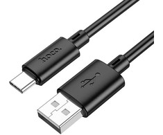 Cable USB A to USB C Hoco 3A 2 m X88 juodas