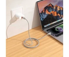 USB C - Lightning kabelis Hoco PD 27W 1 m X107 pilka
