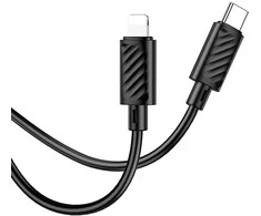 USB C - Lightning kabelis Hoco PD 27W 2 m X88 juodas
