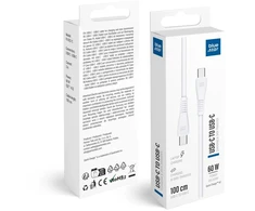 USB C į USB C laidas Blue Star 3A 60W QC4.0 1 m PJ-DQ1-C baltas