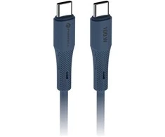 USB C į USB C laidas Forcell F-Energy QC4.0 PD 5A 100W silikoninis 1 m C347 mėlynas