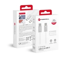 USB C į USB C laidas Forcell F-Energy QC4.0 PD 5A 100W Cafule Color 1,2 m ACYH23 baltas