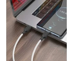 USB-C laidas į USB-C Hoco 3A 60W 1 m X90 baltas