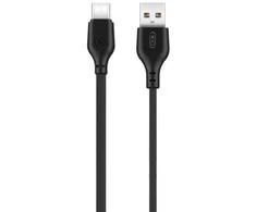 XO NB103 kabelis USB-USB-C 1m (juodas)