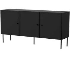 Cama Meble Cama 3D komoda PALAZZO BIS 151x40x75 matinis juodas