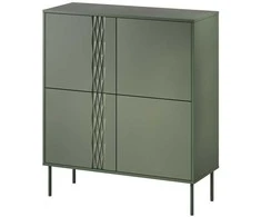 Cama Meble Cama 4D komoda TRESSE 100x40x110 matinė žalias