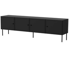 Cama Meble Cama 4D RTV cabinet PALAZZO BIS 201x40x60 juodas matt