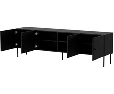 Cama Meble Cama 4D RTV cabinet PALAZZO BIS 201x40x60 juodas matt