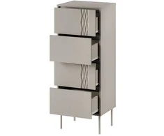 Cama Meble Cama 4S TRESSE komoda 50x40x125 kašmyro matinė spalva