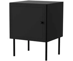 Cama Meble Cama Bedside table 2 pcs PALAZZO BIS 45x39xH59 mat juodas