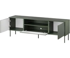 Cama Meble Cama EF TRESSE RTV Cabinet 180x40x54.5 matte žalias