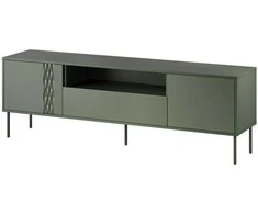 Cama Meble Cama EF TRESSE RTV Cabinet 180x40x54.5 matte žalias