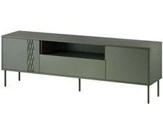 Cama Meble Cama EF TRESSE RTV Cabinet 180x40x54.5 matte žalias