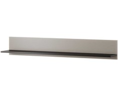 Cama Meble Cama 2-piece shelf SOHO 125x20x20 cashmere + juodas