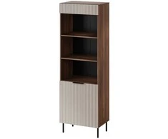 Cama Meble Cama 3 ALMERA knygų spinta 60x42x185 graikinis riešutas/kašmyras