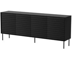 Cama Meble Cama 4D CORTINA komoda 200x40x81 juodas